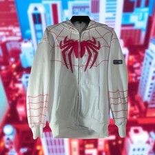 Marvel Spiderman Hoodie Casual Sweatshirt Coat Costumes Unisex Med