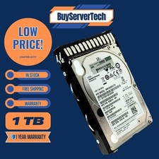 HP 655710-B21 1TB 7200RPM 2.5" SATA 6Gbps HDD | 656108-001 | 0 Hours | 1 Year wr