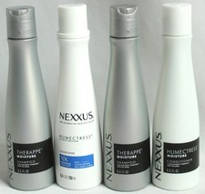 Lot of 4 NEXXUS 8.5 Oz Products Therappe Shampoo Humectress Conditioner Bundle