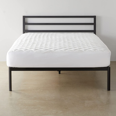 Hypoallergenic Quilted Plush and Breathable Mattress Topper Pad, 18 Inches Deep,