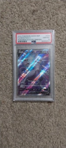 PSA 10 MEWTWO V SWSH229 BLACK STAR PROMO POKEMON GO GEM MINT