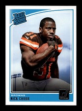 2018 Donruss Aqueous Test #308 Nick Chubb RC Rookie BROWNS