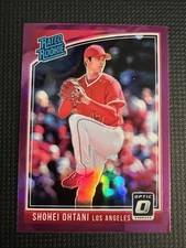 2018 Optic Rated Rookie Variation Shohei Ohtani #176 Pink Prizm Pitching RC MINT