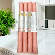 4 Double Rolls Nicholas Walker PK843 Pink Texture NOS Kathy Ireland 224 sq