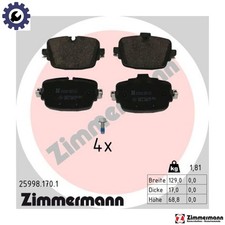 BRAKE PAD SET DISC BRAKE 25998.170.1 FOR LAMBORGHINI AUDI BENTLEY 4.0L 8cyl URUS