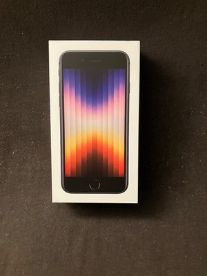 iPhone SE 3rd Edition (2022) Empty Box White Accessories Original Apple OEM Box
