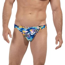 HOM FUNKY STYLE Comfort Micro Brief men underwear bikini silky pouch multicolour