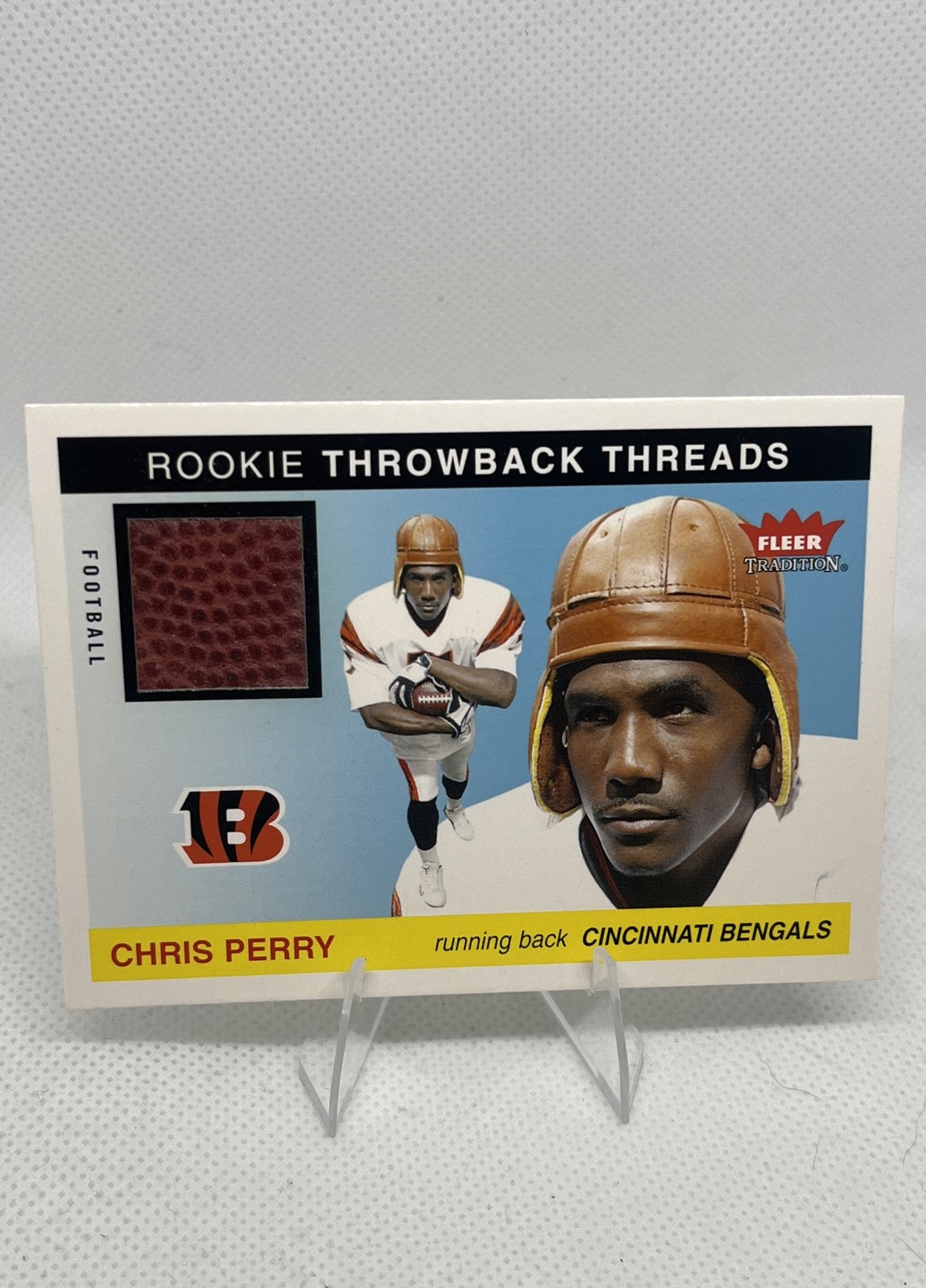2004 Fleer Tradition - Rookie Throwback Threads Chris Perry #TT-CP Football...