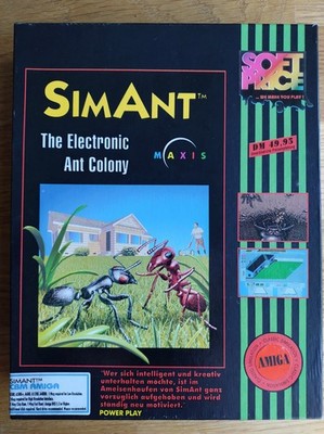 Sim Ant, Commodore Amiga, Maxis, 1991, vollständig, deutsch, unbenutzt