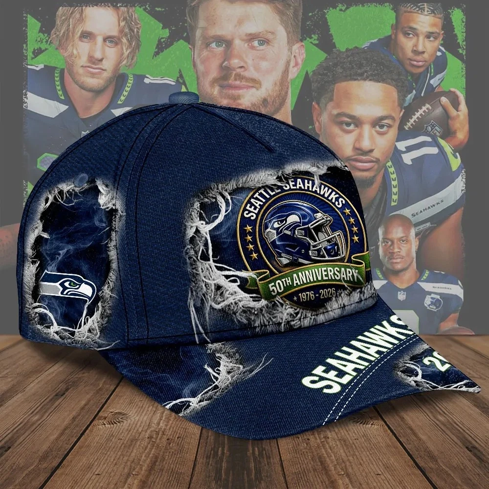 Seahawks 50th Anniversary Classic Cap