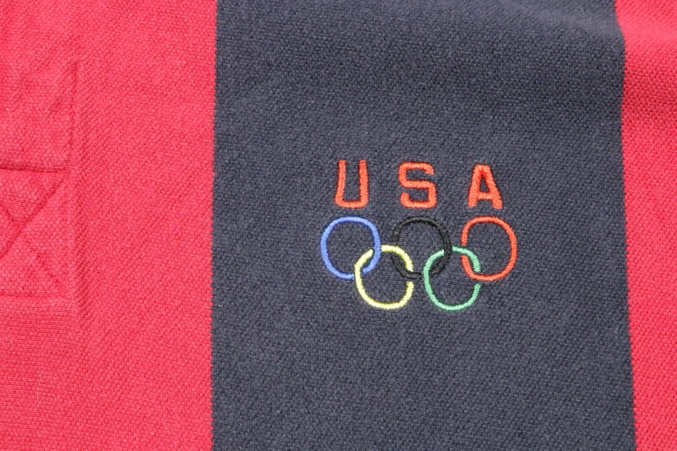 Camisa De Colección Juegos Olímpicos de Estados Unidos Para Hombres XL Roja Marina Campeón de los Juegos Olímpicos Nissan Años 90 Foto 3 de 4