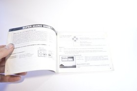 Notice Duck Hunt Super Mario Bros Nintendo Nes Pal original Booklet authentic