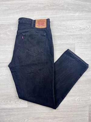Levis 504 Vintage Jeans 1998 Made in Australia - Straight Fit schwarz / grau verwaschen