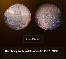 Nürnberg Weihnachtsmedaille 1987
