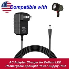 AC Adapter Charger for Defiant LED Rechargable Spotlight Power Supply PSU