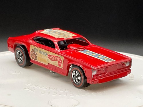 Vintage Hot Wheels Redline Tom McEwen Mongoose Dragster Funny Car Red Plymouth - Picture 2 of 11