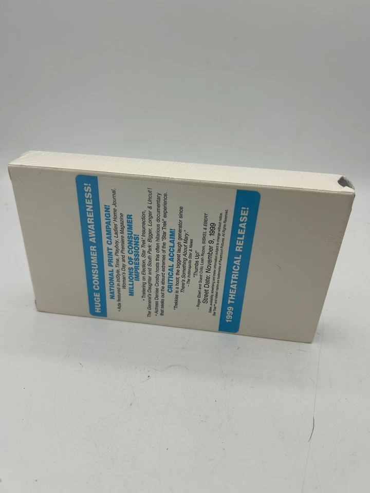 Trekkies (VHS, 1999) Funny Star Trek Documentary Promo Copy Sealed Rare - Image 2 of 2