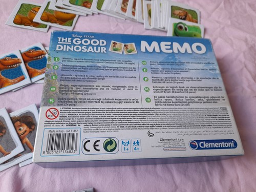BOITE DE JEU MEMO THE GOOD DINOSAUR CLEMENTONI - Photo 11/12