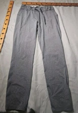 Lululemon Pants Womens Size 4 Gray Joggere Crop Drawstring LW5ASSS Preformance 