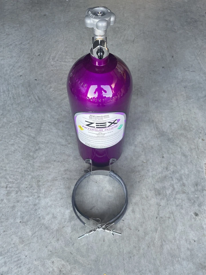 Бутылка закиси азота ZEX 10 фунтов Фиолетовый - Изображение 3 из 4
