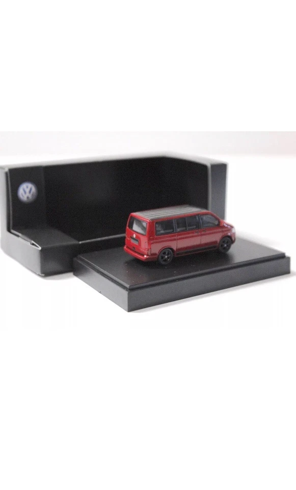 VW T5 7H МУЛЬТИВЭН АВТОБУС FACELIFT «ВЫПУСК 25» САЛЬСА КРАСНЫЙ 1:87 RIETZE (ДИЛЕРСКАЯ МОДЕЛЬ) - Изображение 2 из 4