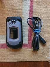Kyocera Dura Xtp E4281 Rugged Flip Phone Cellphone Sprint Tested Working Charger