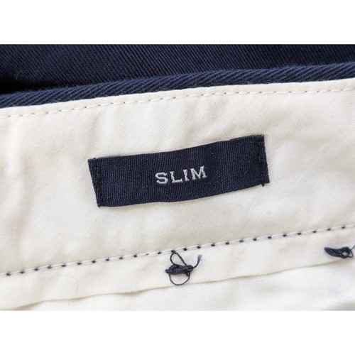 J. Crew Slim Fit Flex Chino Pant Mens Size 30 x 32 Navy Blue H3167 - Picture 5 of 6