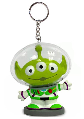 Space Alien Remix Buzz Lightyear Pvc Key Ring Keychain Toy Story