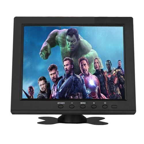 8 inch CCTV LCD Monitor 4:3 IPS Screen Display with VGA HDMI AV Built-in Speaker - Picture 1 of 12