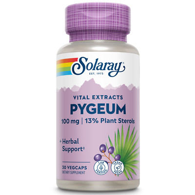 Solaray One Daily Pygeum Extract, 100 mg, 30 Count