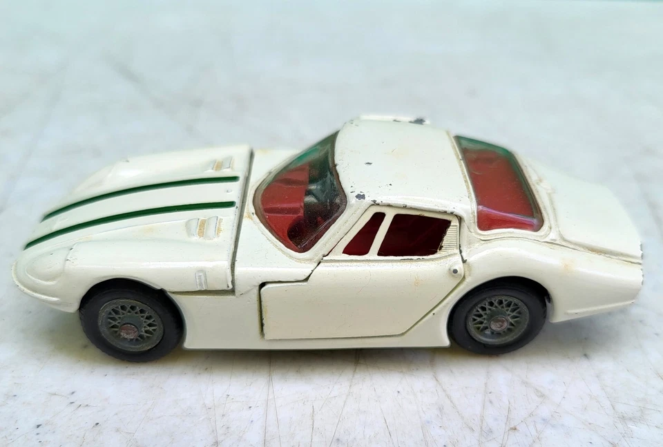 Corgi 324 Marcos Volvo 1800 GT Diecast Toy Car w Box GT Britain 1960s - Image 3 of 4