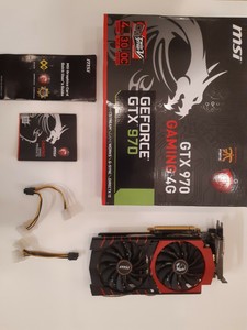 Msi Geforce Gtx 970 Gaming 4gb Gddr5 Graphics Card Gpu Hdmi Displayport Dvi Ebay