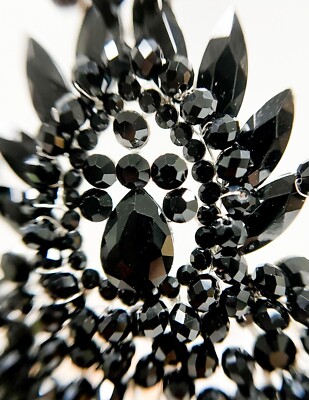 Luxury Silver Crown, Royal Gothic Crown, Black Crystal Crown  display picture 1