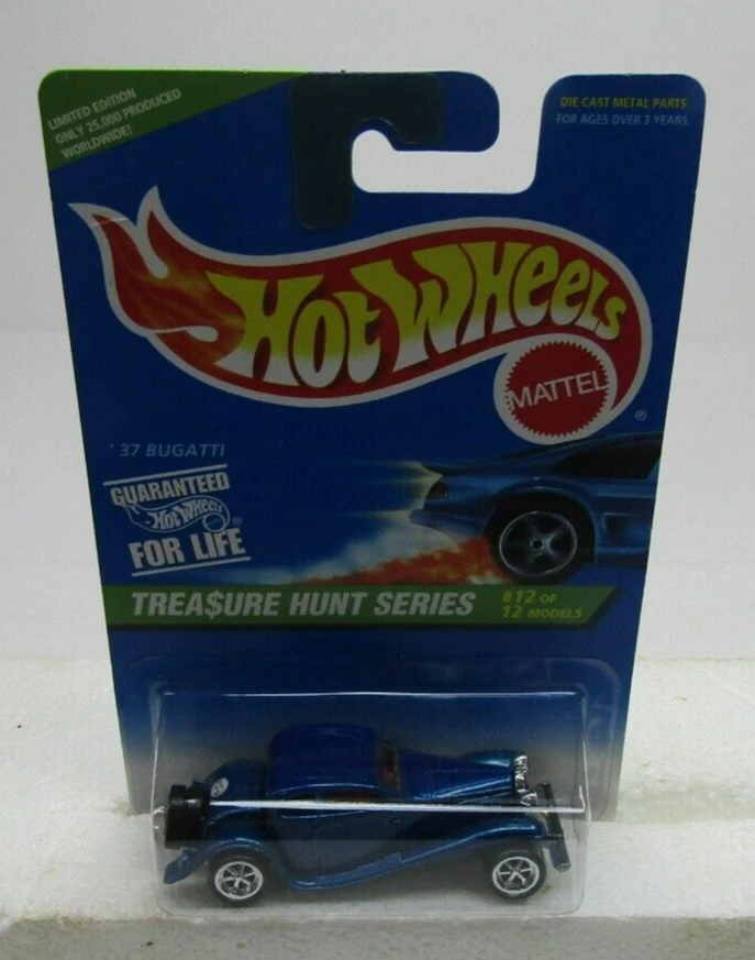 Hot Wheels 1996 Treasure Hunt '37 Bugatti #439 - Image 4 of 4