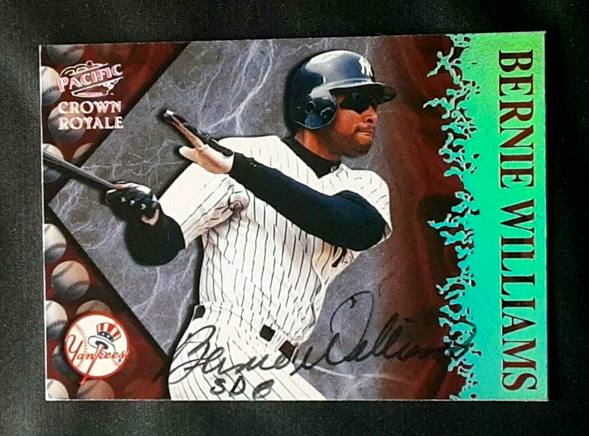 BERNIE WILLIAMS NEW YORK YANKEES SUPERSTAR AUTOGRAPHED SIGNED