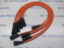 ORANGE 8MM PERFORMANCE IGNITION LEADS FOR THE CAPRI 1.6 2.0 OHC CORTINA P100