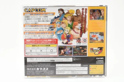 Street fighter ZERO 3 CAPCOM SEGA SATURN Japanese With Spine Used