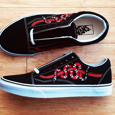 vans x gucci snake