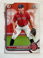 2022 Bowman Draft CUTTER COFFEY 1st Bowman RC Toronto BLUE JAYS #BD-200