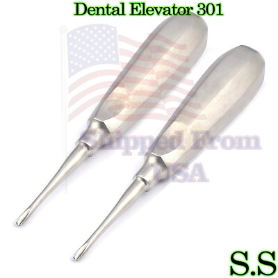 2 Dental Elevator Apical 301 Surgical Denture Instruments
