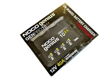 New Noco Genius GENPRO10X4 4-Bank 40A 12V Onboard Smart Marine Battery Charger