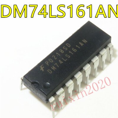 10PCS DM74LS161AN Encapsulation''DIP-16'Synchronous 4-Bit Binary Counters #98/7