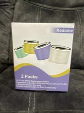 Kedume 2 Pack H13 True HEPA Filter Replacement TOXIN ABSORBER