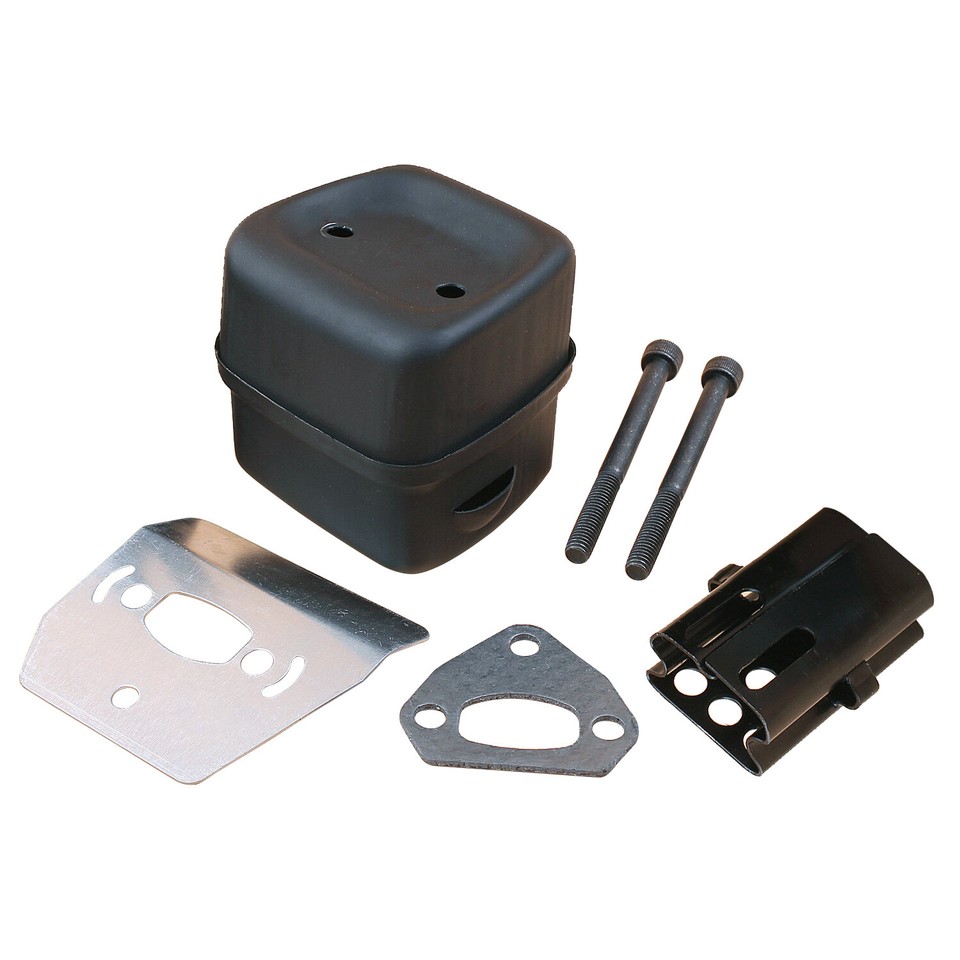 Exhaust Silencer Muffler Heat Shield Bolt & Gasket Kit For Husqvarna 36 41 137 141 142 Chainsaw - Replacement Part