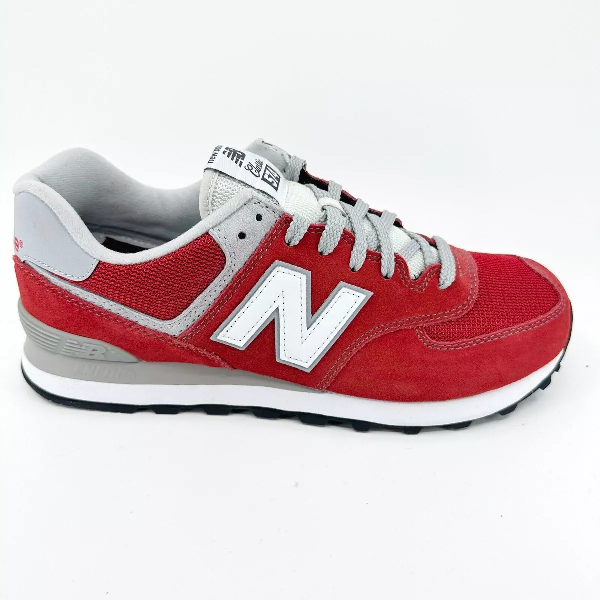 New balance deals red suede
