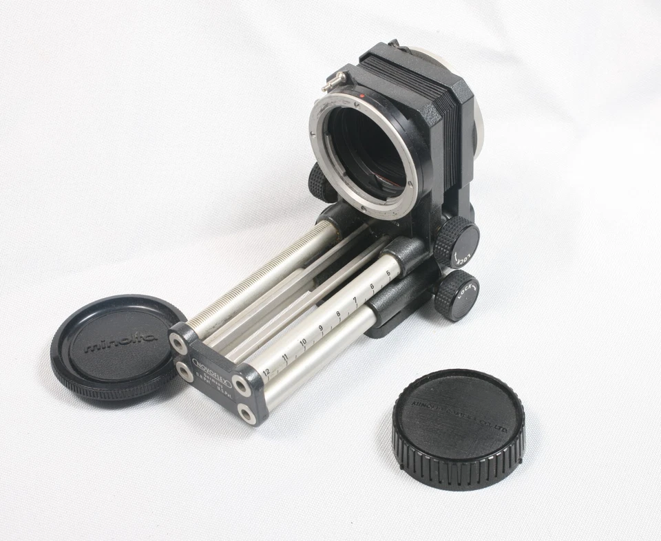 Novoflex Dual Rail 12cm Macro Bellows Mibnolta MD Mount Made in Germany RARE - Image 2 of 4