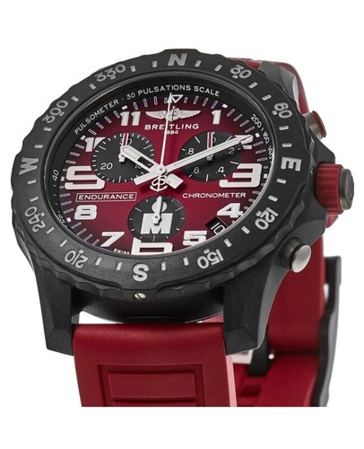 New Breitling Endurance Pro 44 Chronograph IRONMAN Men's Watch X823109A1K1S1 - Afbeelding 2 van 5