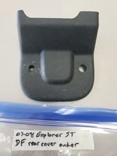 07 08 FORD EXPLORER SPORT TRAC DRIVERS FRONT SEAT TRACK REAR COVER OUTER BLACK
