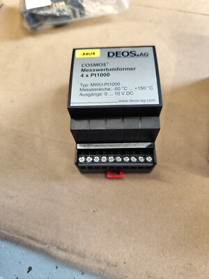 DEOS.AG Plüth COSMO Messwertumformer 4xPT1000 Originalverpackung vorhanden