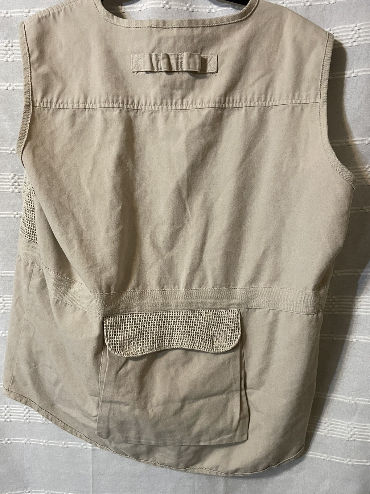 Bugle Boy Mesh Full Zip Fisherman’s Multi Purpose Vest Jacket 90’s 45.00 Rare image 2